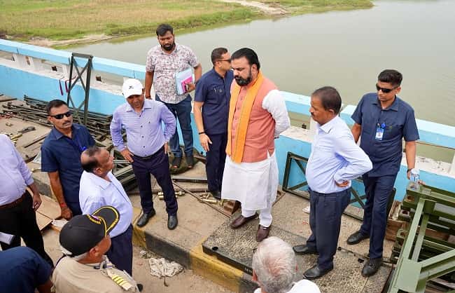 बिहार के मुख्यमंत्री सम्राट चौधरी रविवार को भागलपुर पहुंच कर उन्होंने विक्रमशिला पुल का किया निरीक्षण