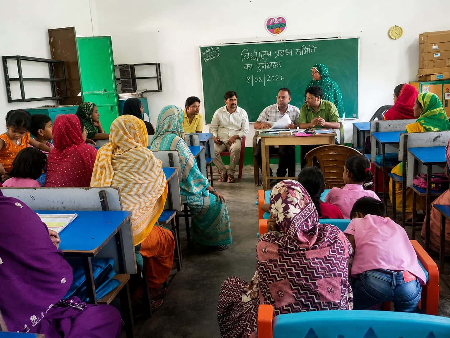 उत्क्रमित प्राथमिक विद्यालय हरिजन टोला में प्रबंध समिति का हुआ पुनर्गठन
